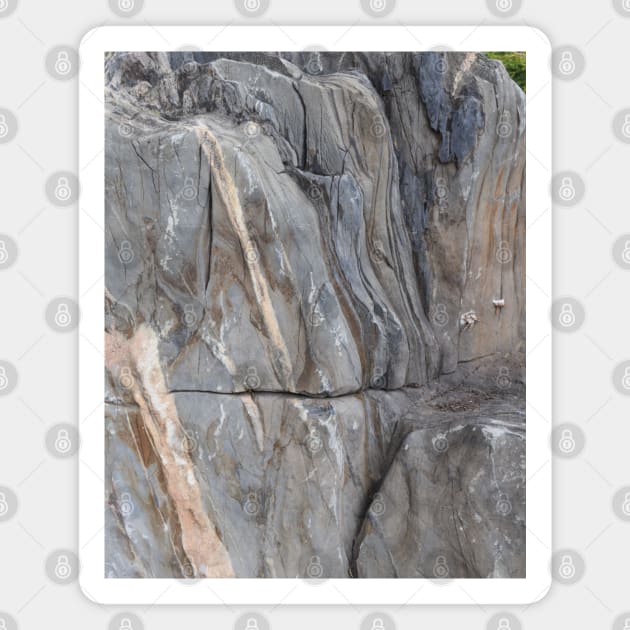 Marble Rock and Quartz for All Over Texture Magnet by Tenpmcreations